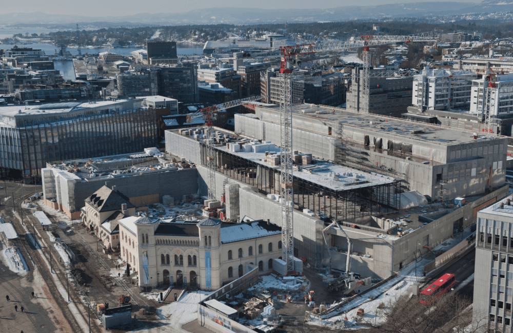 Nå kan du besøke byggeplassen til det nye nasjonalmuseet. Foto: Ken Opprann Nå kan du besøke byggeplassen til det nye nasjonalmuseet. Foto: Ken Opprann